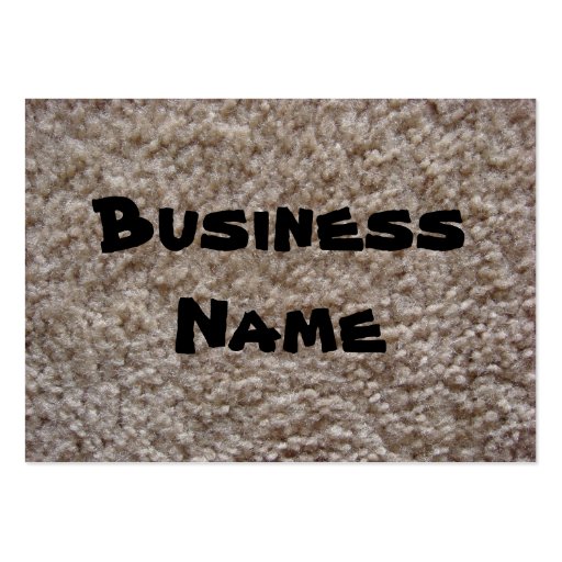 Carpet Business Card (front side)