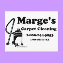 Carpet Cleaning postcards