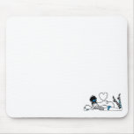 girl, music, mouse mat, stripe, ear-phone,...
