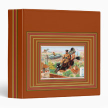 Carpeta de Avery del anuncio del arte del chocolat