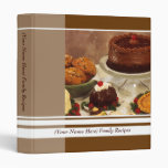 Carpeta de encargo de la comida de la receta del p