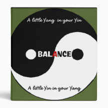 "Carpeta de la balanza de Yin Yang"