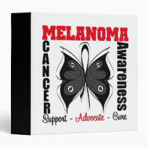 Carpeta de la mariposa de la conciencia del melano