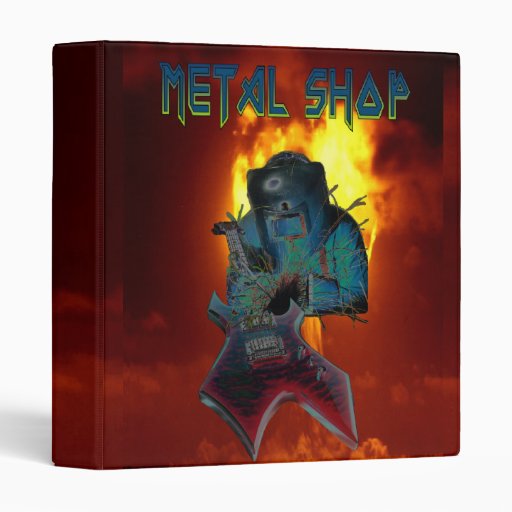 Carpeta de la tienda del metal