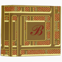 Carpeta de uso múltiple de Avery del monograma