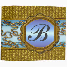 Carpeta de uso múltiple de Avery del monograma