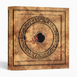 Carpeta Jeweled rojo del gótico de la mirada de la