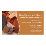 Carpets and Floors Business Card Template