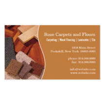 Carpets and Floors Business Card Template