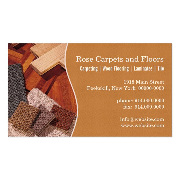 Carpets and Floors Business Card Template