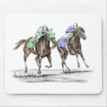 Carrera de caballos excelente - el estiramiento tapetes de raton