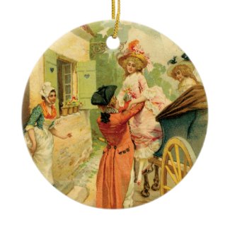 Carriage 18th Century Vintage Style ornament