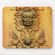 Carriage door, Antigua, Guatemala Mouse Pads