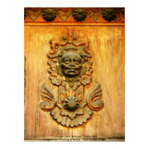 Carriage door, Antigua, Guatemala posters