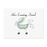 Carriage He's Coming Soon postcards