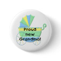 Carriage Proud New Grandma buttons