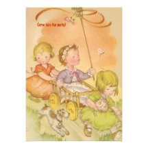 Carriage Ride Birthday Party Invitation