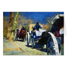 Carriage Ride Central Park Cards