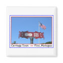 Carriage Town Flint Michigan Magnet by lotzostuff Carriage Town Flint Michigan Magnet
