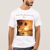 Carribean Sunset t-shirts