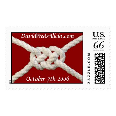 carrick, DavidWedsAlicia.com Postage Stamps