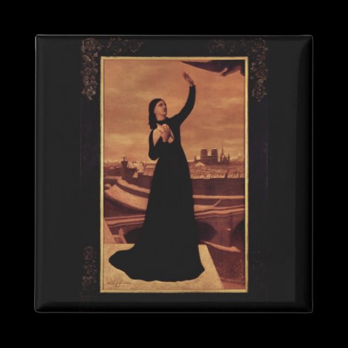Carrier Pigeon by Puvis De Chanes Refrigerator Magnet