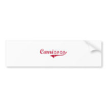 Carrizozo New Mexico Classic Design Bumper Sticker