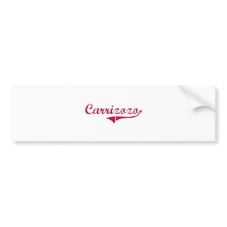 Carrizozo New Mexico Classic Design Bumper Sticker