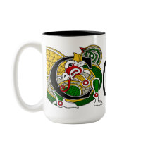 Carroll Celtic Dragon Mug