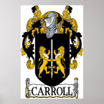 Carroll Clan Coat of Arms Print