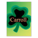 Carroll Family cards