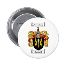 CARROLL FAMILY CREST -  CARROLL COAT OF ARMS BUTTONS