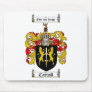 CARROLL FAMILY CREST -  CARROLL COAT OF ARMS MOUSE MATS