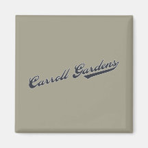 Carroll Gardens Fridge Magnet