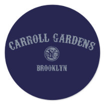 Carroll Gardens Round Sticker
