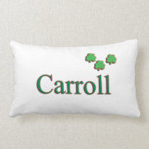 Carroll Irish Family Name Pillow pillows