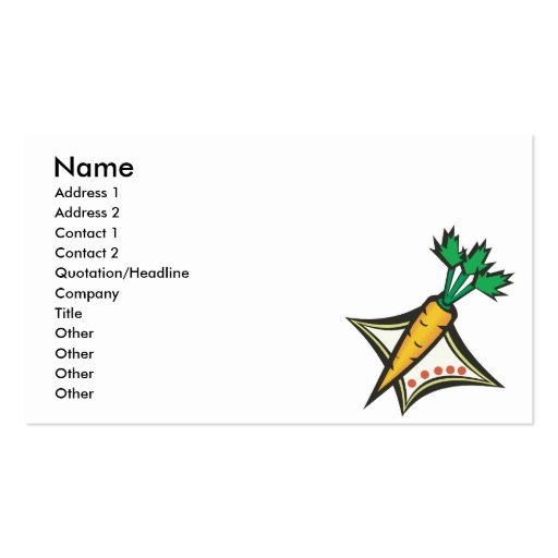 carrot business cards