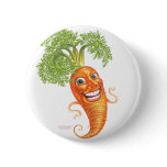 carrot pinback button