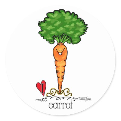 cartoon carrot with face. Carrot Cartoon - Veggie