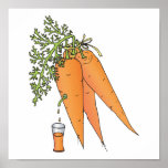 carrot juice poster