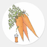 carrot juice stickers