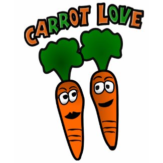 Carrot Love With Two Carrots In Love shirt