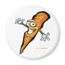 Carrot magnets by FunGraphix Carrot magnets