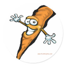 Carrot stickers by FunGraphix Carrot stickers