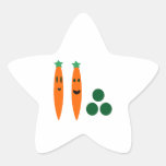 Carrots and Peas Sticker