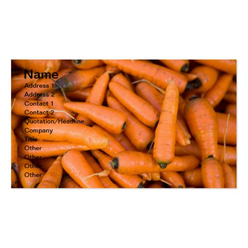Carrots Business Card