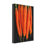 Carrots from our garden wrappedcanvas