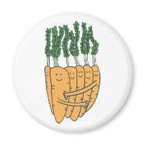 Carrots Fridge Magnets