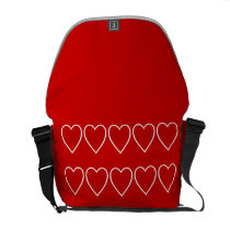 CARRY BAG(HEARTS) MESSENGER BAG