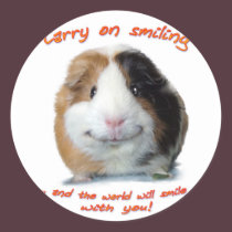 Carry on Smiling! stickers